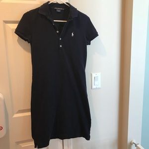 Navy polo dress